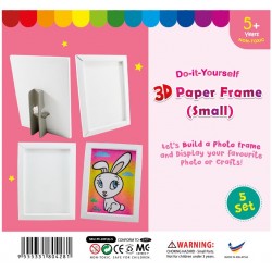 3D Paper Frame - Small 5 Pack 3D Paper Frame - Small 5 Pack